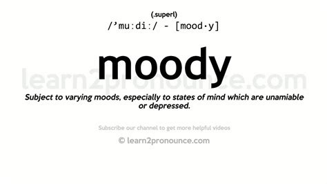 moody übersetzung|moody meaning german.